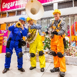 Muzikant overig Leersum  (NL) Bouwvakkers orkest groot trio