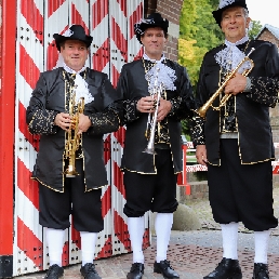 Het Nederlands herauten trompet duo