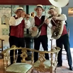 Band Leersum  (NL) The High Society Jazzband trio