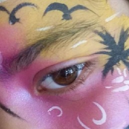 Clown Juju quick makeup