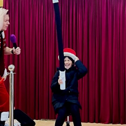 Interactieve kerstshow voor kinderen