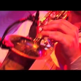 Saxophonist Rene van Hertum