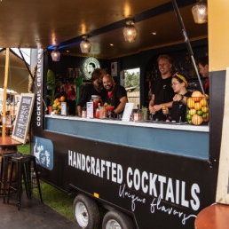 Food truck Naaldwijk  (NL) Festival Cocktail Bar 250 luxury cocktails