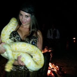 Event show Lelystad  (NL) Gipsy Dancer with Snake