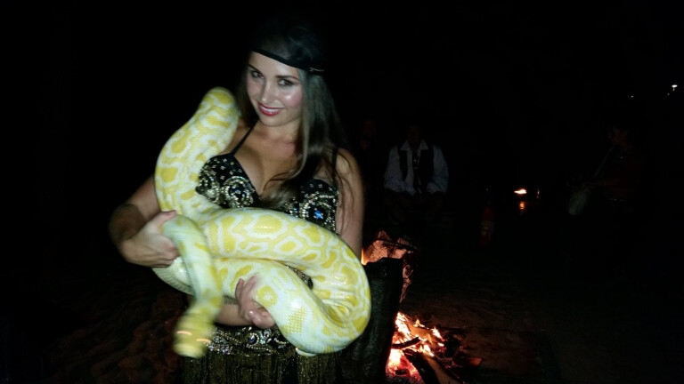 Gipsy Dancer with Snake