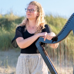 Harpist Oost-souburg  (NL) Harpiste Nicki van Popering