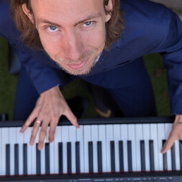 The pianoman, muzikale sfeermaker.