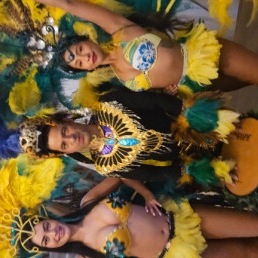 Samba danser en danseres show