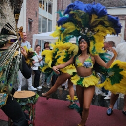 Samba danser en danseres show