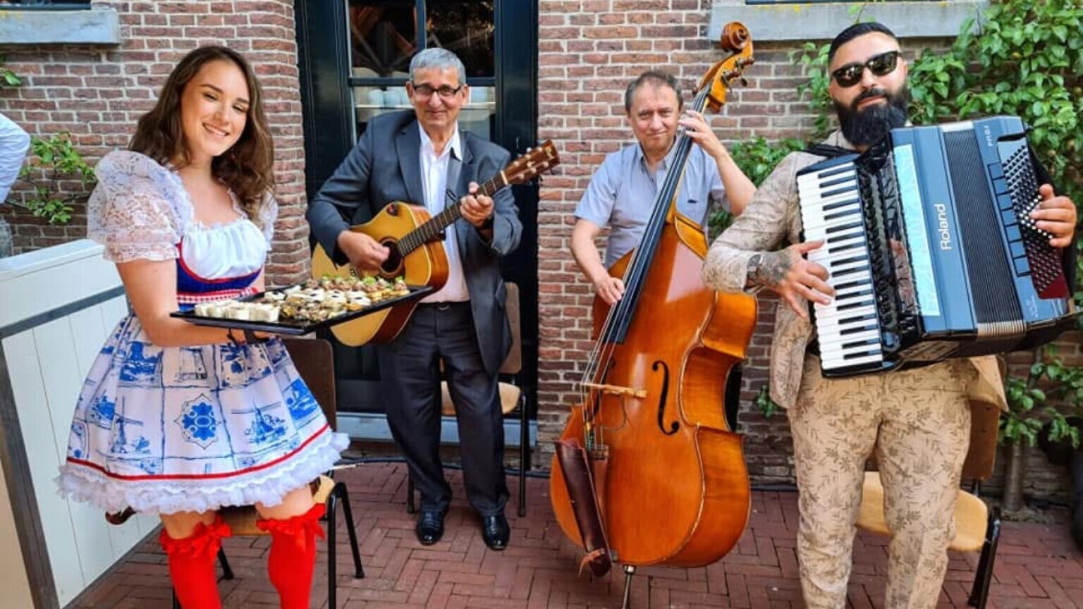 Accordeonist Florian Yonel