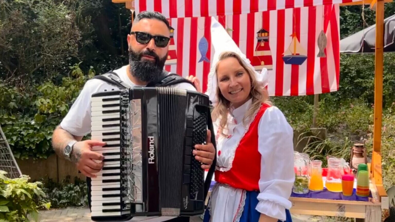 Accordionist Florian Yonel
