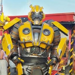 Transformers Bumblebee robot mascot