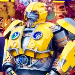 Transformers Bumblebee robot mascotte