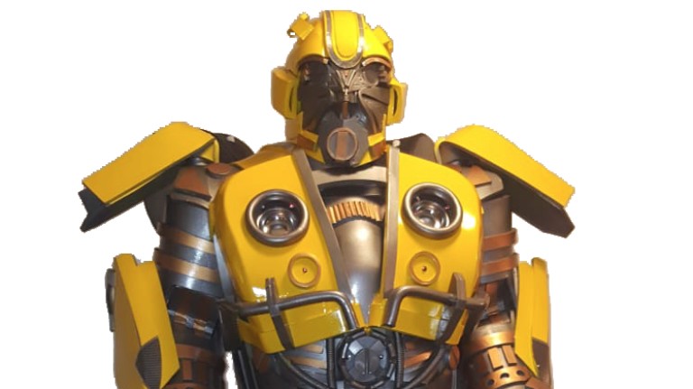 Transformers Bumblebee robot mascot