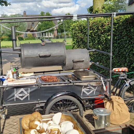 Food truck Amsterdam  (NL) BBQ-Bike by Firma Kok