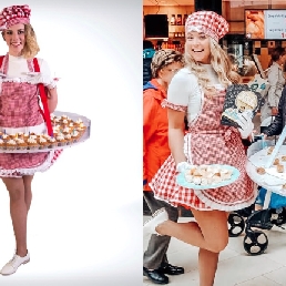 Animatie Beesd  (NL) Festival Kokkies kerst Uitdeelmeisje