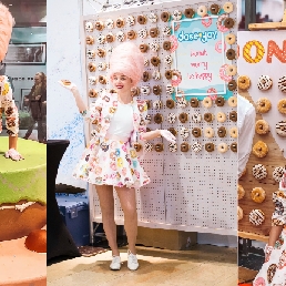 Mother's day donut wall valentine donut