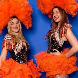 Actor Beesd  (NL) Showgirls Orange Kings Day and Football
