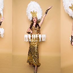 Animatie Beesd  (NL) Champagne tafel - Golden glamour