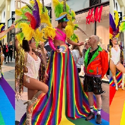 Pride act - rainbow walk - be your self