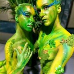 Danseressen - bodypaint botanical