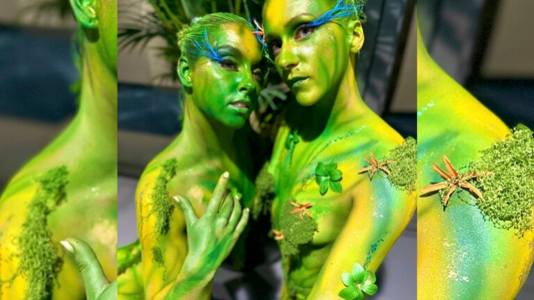 Danseressen - bodypaint botanical