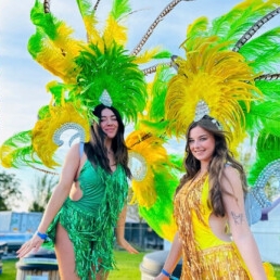 Stilt act - Brazilian carnival