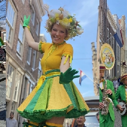 Animatie Leerdam  (NL) Uitdeeldames Lente festival