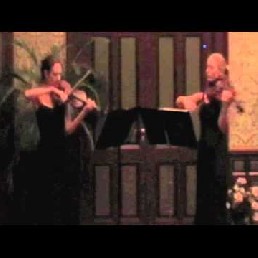 Background music String duo Mélange