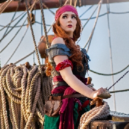 Karakter/Verkleed Assen  (NL) Piraat Jill op uw evenement