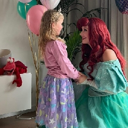 Character/Mascott Assen  (NL) Lisa:Mermaid Princess Ariel children's party
