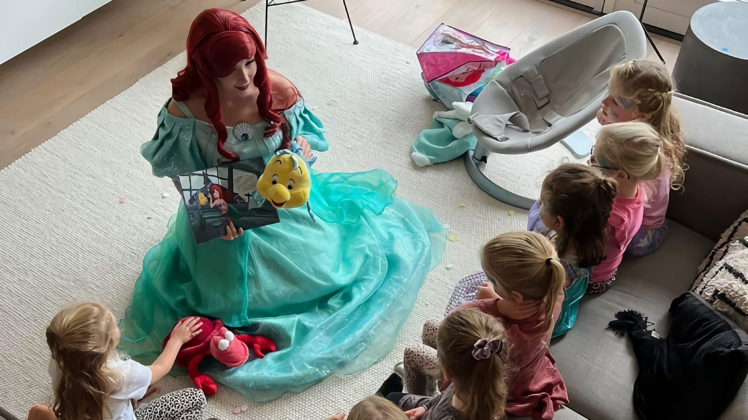 ✨ Ariel kleine zeemeermin kinderfeestje Boeken? Direct op ShowBird.com!, image size:1536x864