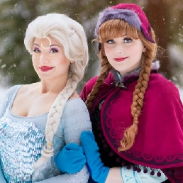 Character/Mascott Assen  (NL) Meet&Greet Snow sisters Anna&Elsa