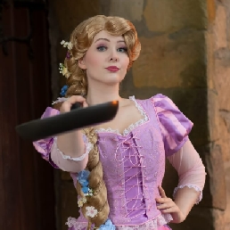 Prinses Rapunzel op uw evenement