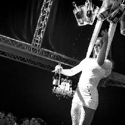 Aerial Act 'Champagne from the air
