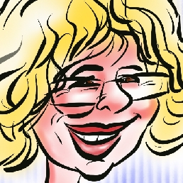 Digital quick caricatures of Maggy.