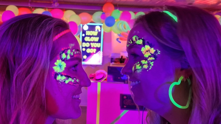 Neon Schminkfeest Schminkkoppies