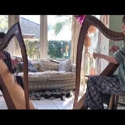 Concert met 2 keltische harpen