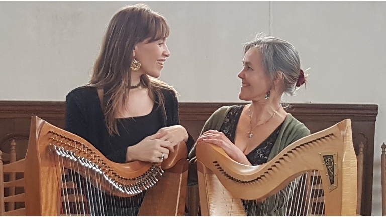 Concert with 2 celtic harps