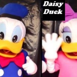 Karakter/Verkleed Deux-Acren  (BE) Donald & Daisy Duck