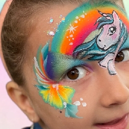 Make-up artist Maarssen  (NL) Sparkling Rainbow Schmink by Suzy