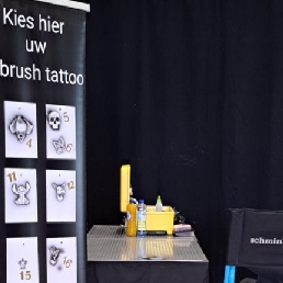 Make-up artist Grave  (NL) Airbrush tattoos