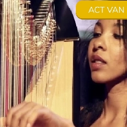 Zangeres Gent  (BE) ZEM op harp