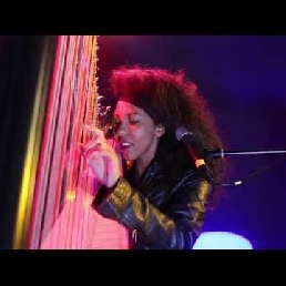ZEM on electric harp and drum station