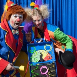 Clown Sammi en Mike Leroy