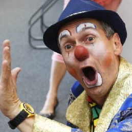 Clown Gringo on children's birthday